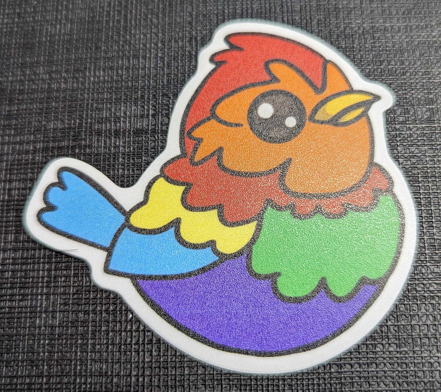 2.5" Rainbow Pride Sparrow Sticker