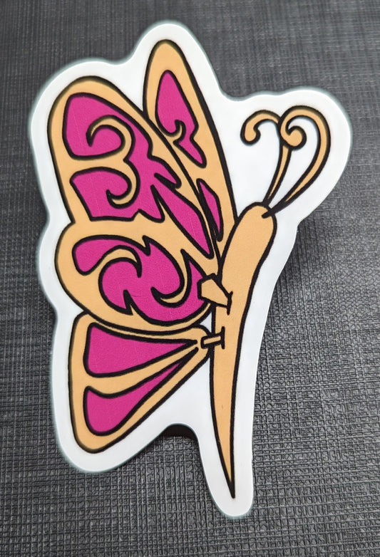 3" Mechanical Butterfly - Gloss Sticker