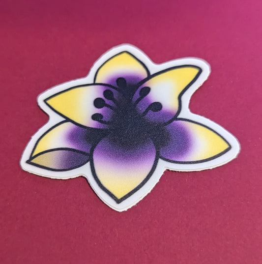 2" Lily Blossom sticker